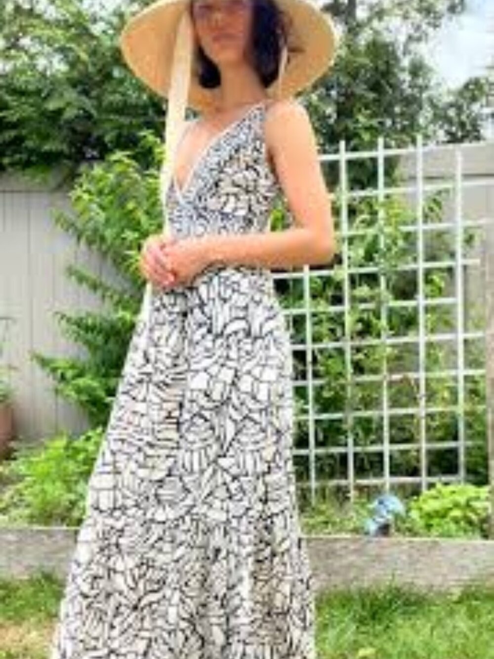 YFB Newport Dress in Black Shell Print